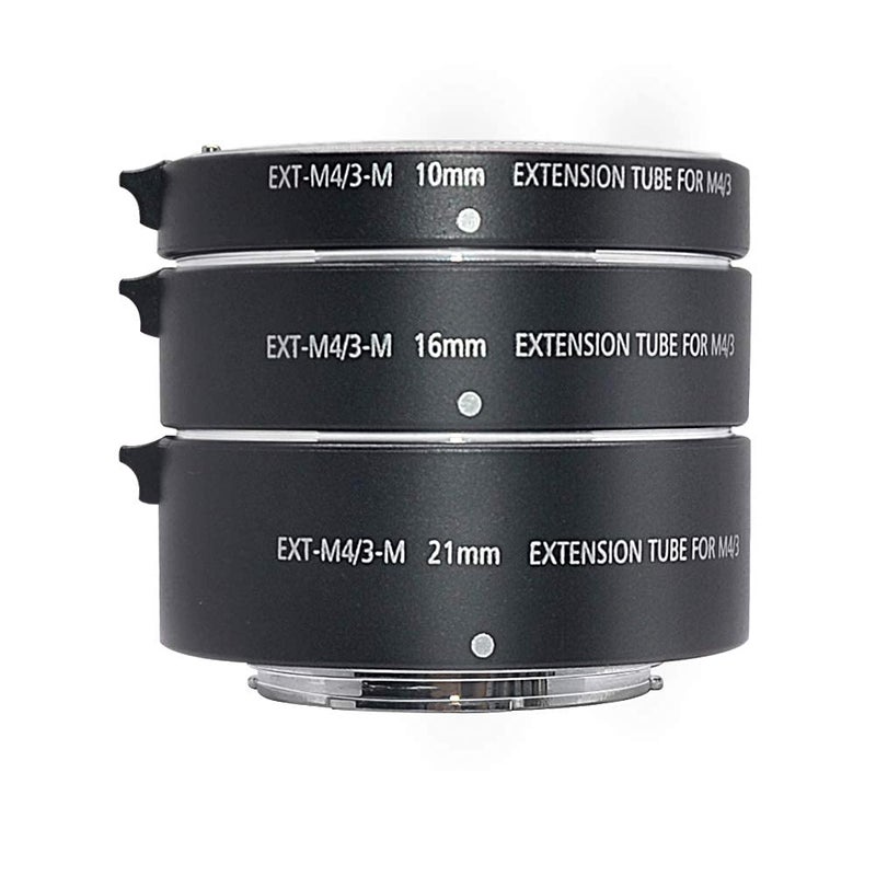 Mcoplus EXT-M4/3-M Automatic Extension Tube for Olympus Panasonic Micro 4/3 System Cameraï¼ˆ10 16 21ï¼‰ - Image 1